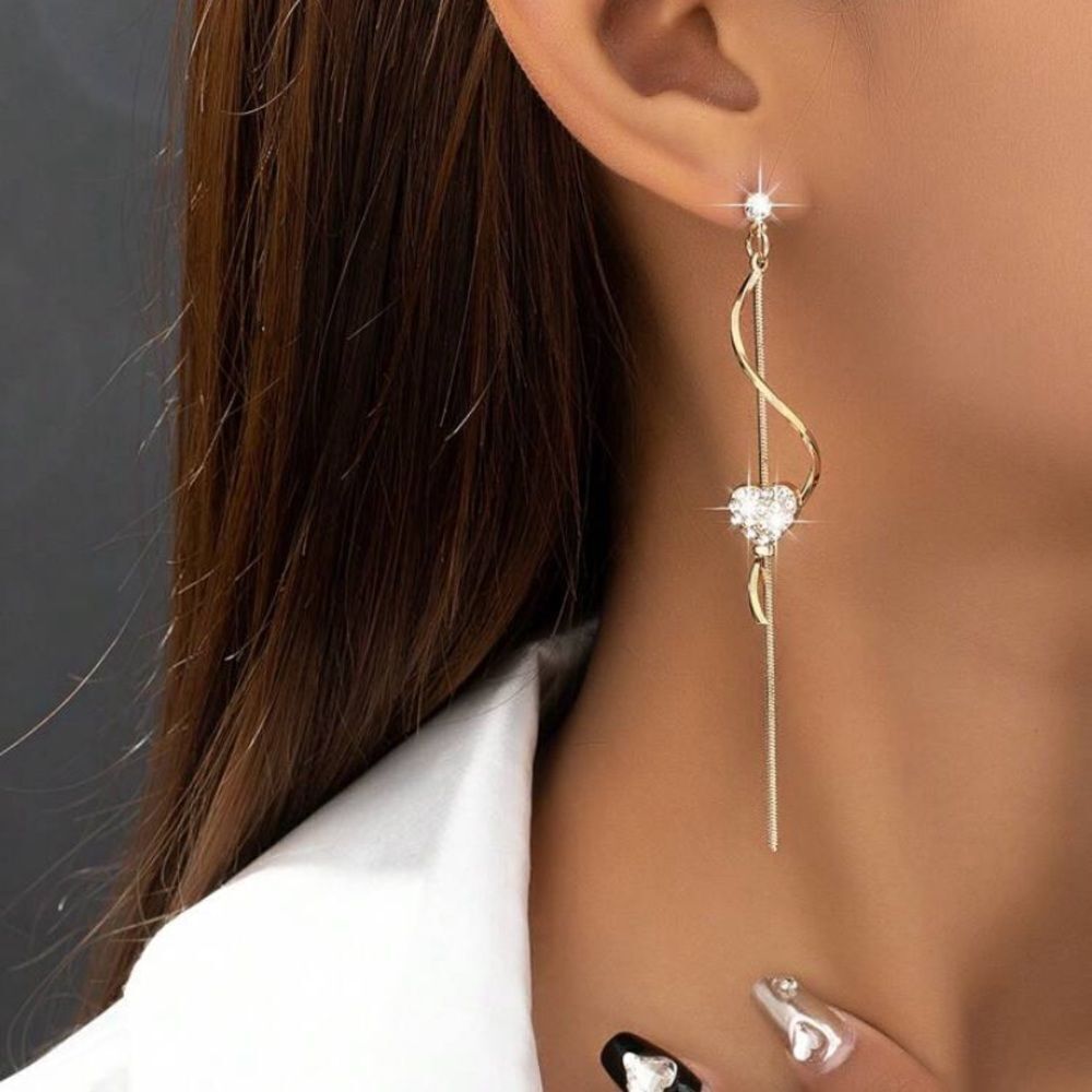 3for$20 NEW 1pair Women's Gorgeous Heart Shaped Spiral earring